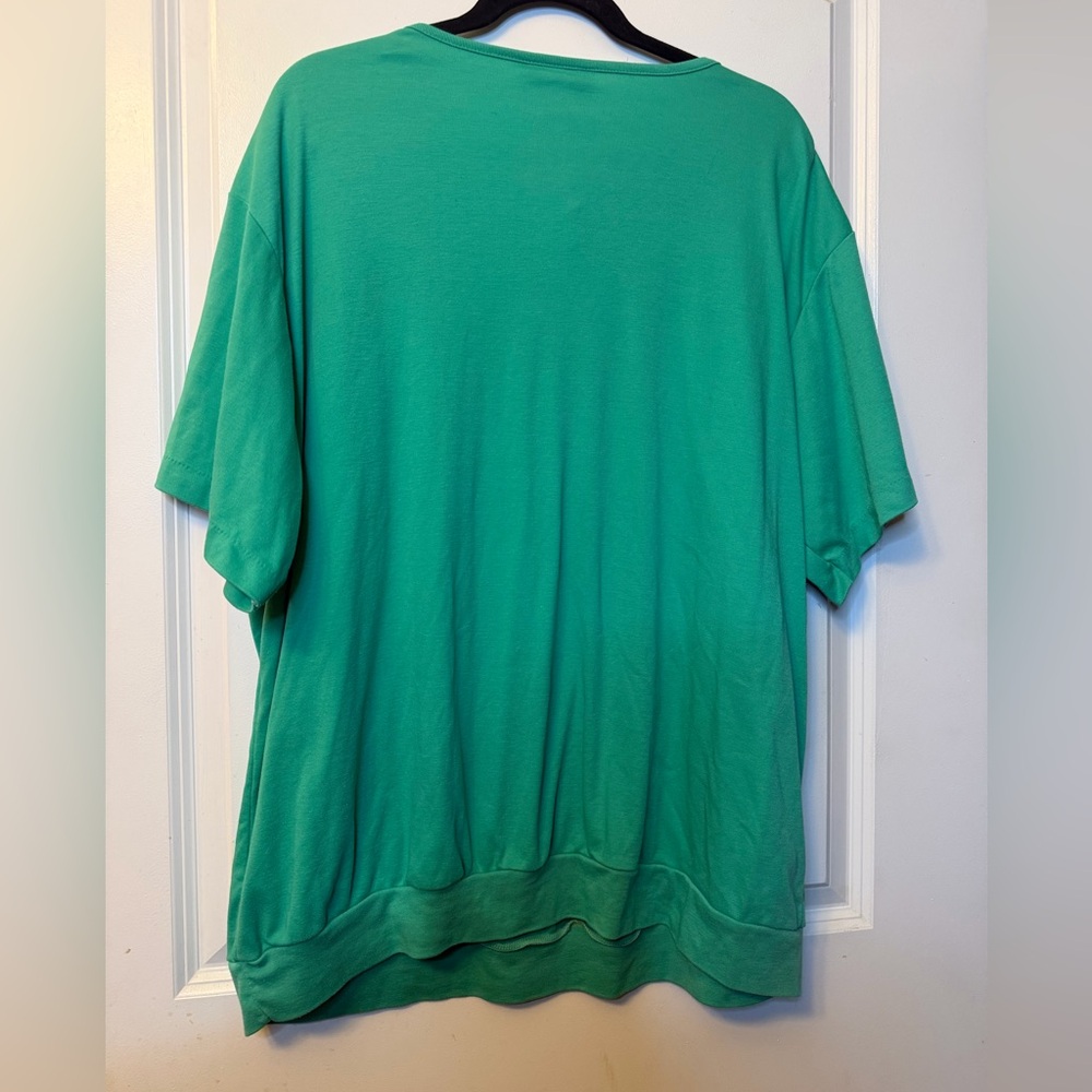 Vintage Bridge Gate 2X Women’s Jade Green Shirt - Picture 3 of 5